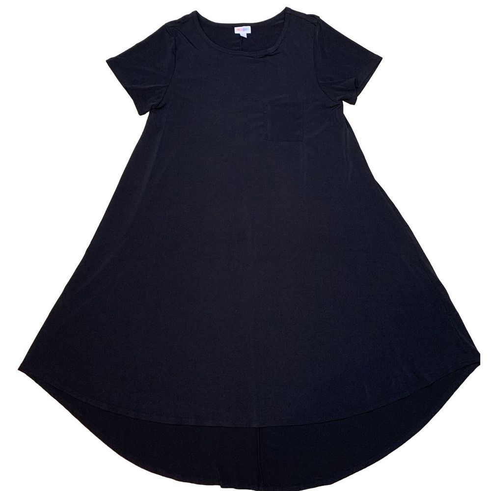 LuLaRoe Black Asymmetrical Swing Dress